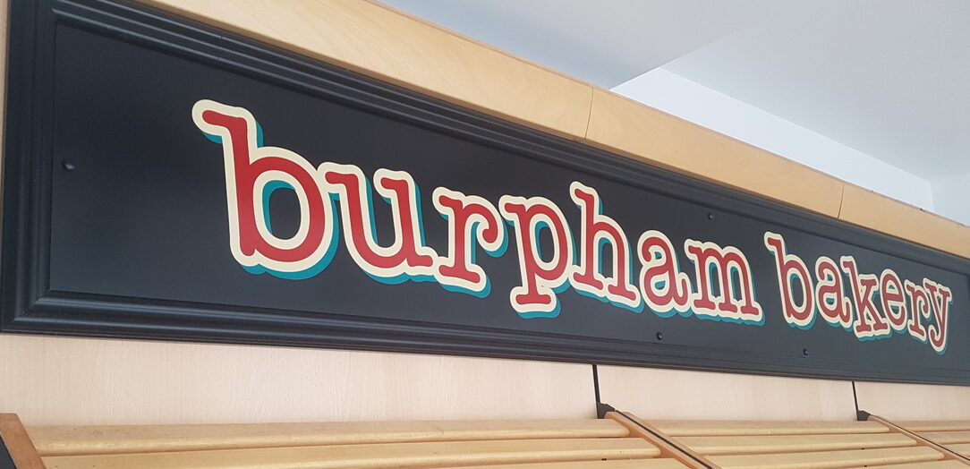 Burpham Bakery Interior Sign with Edge Moudings